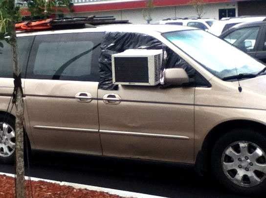 If your car air conditioner ever breaks, don39;t fix it, just add a unit 
